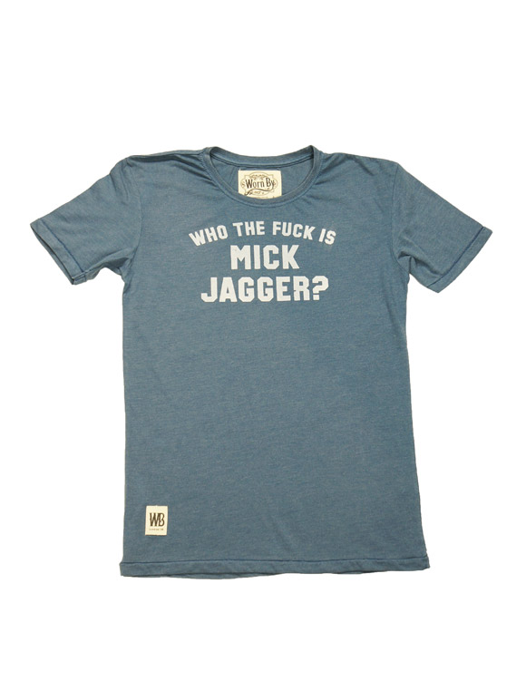 Worn By【Who The Fuck T-Shirt -Mick Jagger-】(15B-1-RH-0712)